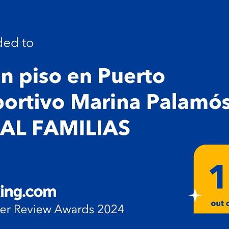 Gran Piso En Puerto Deportivo Marina Palamos Ideal Familias Bagian luar foto