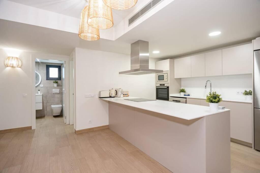 Gran Piso En Puerto Deportivo Marina Palamos Ideal Familias Bagian luar foto